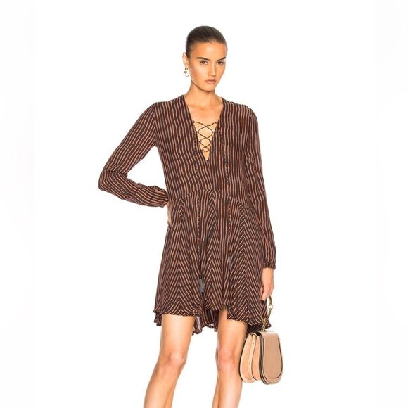 Natalie Martin Striped Julian Dress - Picture 1 of 16